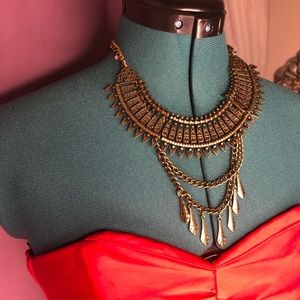 Copper Colored Boho Necklace